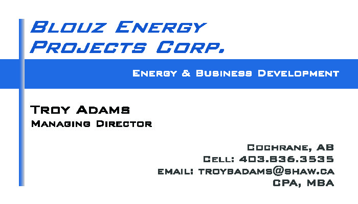 Blouz Energy Projects Corp.